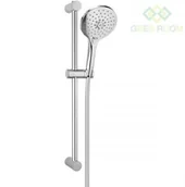 Zestawy prysznicowe - Oltens Oltens Saxan Easy Click Alling 60 zestaw prysznicowy chrom 36000100 - miniaturka - grafika 1