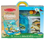 Zabawy w naśladowanie dorosłych - Melissa & Doug Melissa & Doug 40806 Let's Explore zestaw wędkarski | Zabawa w udawanie | 3+ | prezent dla chłopca lub dziewczynki 30806 - miniaturka - grafika 1