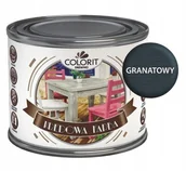 Farby zewnętrzne - Colorit Kredowa Drewna 375ml Granatowy mebli farba - miniaturka - grafika 1