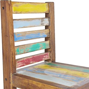 vidaXL Lumarko Krzesła stołowe, 4 szt., lite drewno z odzysku 326180 - Krzesła - miniaturka - grafika 7