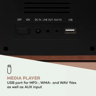 Auna DR-160 Drewno - Radia - miniaturka - grafika 4