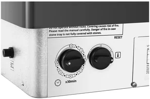 Uniprodo Piec do sauny - elektryczny - 6 kW - pokrętła - Uniprodo - UNI_SAUNA_B6.0KW UNI_SAUNA_B6.0KW - Sauny - miniaturka - grafika 3