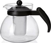 Dzbanki i imbryki - Duo czajniczek 1,4 litra 15 x 19 cm szklany czarny 2 częściowy twm_857479 - miniaturka - grafika 1