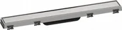 Odpływy liniowe - HANSGROHE 56036800 RainDrain Match Element zewnętrzny odpływu 60 cm ze stelażem o regulowanej wysokości stal szlachetna szczotkowana - miniaturka - grafika 1
