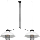 Lampy sufitowe - Milagro Lampa wisząca Bjorn 2 Biały MLP4810 - - miniaturka - grafika 1