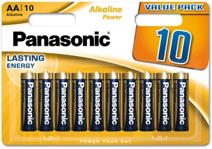 Panasonic Baterie alkaliczne ALKALINE POWER AA R06 blistr 10ks - Baterie i akcesoria - miniaturka - grafika 2
