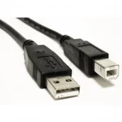 Kable komputerowe i do monitorów - Akyga Kabel AK-USB-12 (USB M - USB 2.0 typu B M; 3m; kolor czarny) 2_101880 - miniaturka - grafika 1