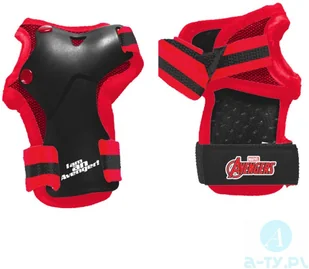 OCHRANIACZE SKATE - ZESTAW - KOLANA, ŁOKCIE, NADGARSTKI - AVENGERS a-ty 9066 - Ochraniacze - miniaturka - grafika 3