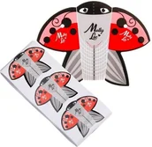Sztuczne paznokcie i akcesoria - Molly Lac Szablony formy do paznokci Ladybug biedronka MollyLac 100 szt - miniaturka - grafika 1