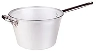 Garnki - Pentole Agnelli kocioł do Polenta, wykonany z aluminium, grubość 5 MM, z uchwytem i uchwytem ze stali nierdzewnej, srebrny, 20 cm ALMR65B20 - miniaturka - grafika 1