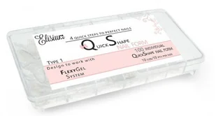 ELISIUM Elisium Zestaw MAXI Flexy Gel z Formami Quick Shape Typu 1 - Zestawy do manicure i pedicure - miniaturka - grafika 9