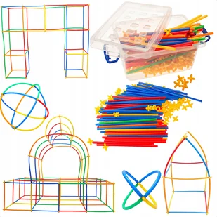 Kontext SŁOMKI DO BUDOWANIA 170szt KLOCKI KONSTRUKCYJNE KX7504 - Zabawki konstrukcyjne - miniaturka - grafika 2