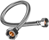 Akcesoria hydrauliczne - Global Water Przewód elastyczny 3/8" w oplocie ze stali nierdzewnej - miniaturka - grafika 1