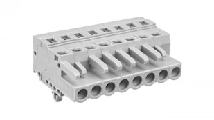 WAGO Obudowa żeńska na kabel WAGO 231-108/008-000 Ilośc pinów 8 Raster 5 mm 50 szt 231-108/008-000 - Podzespoły elektroniczne - miniaturka - grafika 2