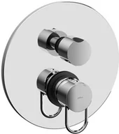 Baterie podtynkowe - Paffoni Joker Bateria wannowo-prysznicowa podtynkowa chrom JK019CR - miniaturka - grafika 1