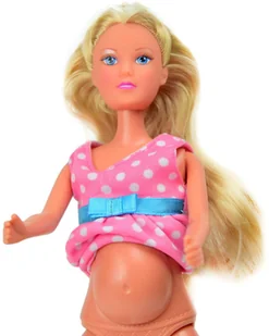 Simba Cool Rodzina Steffi w ciąży z bobasem - Lalki dla dziewczynek - miniaturka - grafika 4