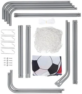 Nils NT7788 2w1 BRAMKA Z SIATKĄ I PANELEM DO CELOWANIA 215x150cm - Piłka nożna - miniaturka - grafika 10