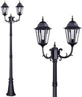 Lampy ogrodowe - Kaja ALFRED OLSZEWSKI Lampa ogrodowa K-7006A2/2 z serii STANDARD czarna + żarówki LED gratis! - miniaturka - grafika 1