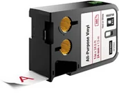 Taśmy do drukarek barwiące - Dymo Oryginał DYMO XTL taśma winylowa trwała 24 mm) Czerwona na białym 7m długości 1868758 - miniaturka - grafika 1