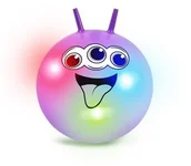 Skoczki dla dzieci - Majdan Zabawek Świecąca piłka do skakania Space Hopper - miniaturka - grafika 1