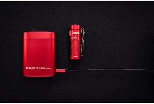 Olight Latarka akumulatorowa Baton 3 Premium Edition Red 1200 lumenów z bezprzewodowym etui ładującym - Latarki - miniaturka - grafika 13
