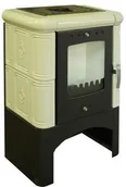 Piece wolnostojące - Ackerman Piec kominkowy K11 KREM 5.7kW - miniaturka - grafika 1