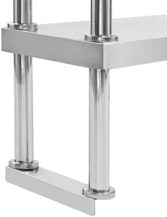 VidaXL Kuchenny stół roboczy z półką, 120x60x150 cm, stal nierdzewna 3054470   VidaXL - Akcesoria gastronomiczne - miniaturka - grafika 11