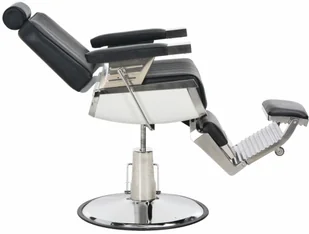 VidaXL Fotel barberski, czarny, 68x69x116 cm, sztuczna skóra 110168         VidaXL - Fotele fryzjerskie - miniaturka - grafika 7