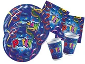 Kinder party - Ciao y4331  Kit stół w imprezowy Impreza streamers, wielokolorowy - miniaturka - grafika 1