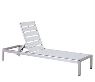 Beliani Leżak biały - ogrodowy - plażowy - tarasowy - NARDO - Leżaki ogrodowe - miniaturka - grafika 2