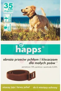 dr Seidla Happs Obroża Przeciw Pchłom I Kleszczom Dla Małych Psów - Artykuły przeciw pasożytom - miniaturka - grafika 4