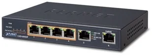 Planet GSD-604HP Switch 4x GEth PoE AT 55W+ 2x GEth GSD-604HP - Switche - miniaturka - grafika 2