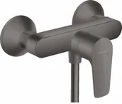 Baterie wannowe i prysznicowe - Hansgrohe Talis E prysznicowa czarny chrom szczotkowany 71760340 - miniaturka - grafika 1