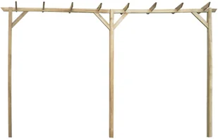 vidaXL vidaXL Drewniany kwietnik ogrodowy 400 x 40 205 cm - Kwietniki - miniaturka - grafika 2