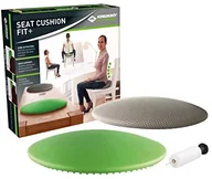 Pozostały sprzęt i akcesoria do ćwiczeń - Schildkröt Fitness Seat Cushion Fit +, nowa poduszka do siedzenia, Balance Cushion w kształcie soczewki, pompa z obiciem materiałowym i, w zestawie przedstawiającym ćwiczenia,,,,, 960037 960037 - miniaturka - grafika 1