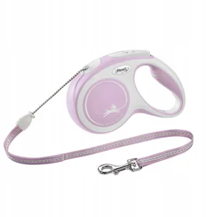 Flexi Smycz New Comfort M linka 5m/ 20kg różowy - Smycze dla psów - miniaturka - grafika 3