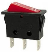 Podzespoły elektroniczne - Velleman Włącznik tablicowy kołyskowy POWER ROCKER SWITCH 10A-250V SPST ON-OFF - WITH RED NEON LIGHT R902 - miniaturka - grafika 1