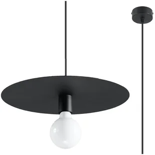 Sollux Lighting Lampa wisząca FLAVIO czarna - Lampy sufitowe - miniaturka - grafika 2