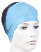 Pływanie - Mad Wave Czepek pływacki multi big silicone jasnoniebieski - miniaturka - grafika 1