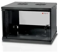 Szafy rack - Techly Szafka wisząca TechlyPro ECO 19" 6U/450 zmontowana, czarna 023608 - miniaturka - grafika 1
