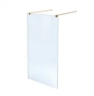 Kabiny prysznicowe - Massi WALK IN GOLD 130x195 MSKP-FA1020-130-G - miniaturka - grafika 1