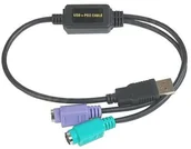 Kable USB - Datalogic ADC Datalogic ADP-203 Wedge to USB Adapter 0.5 m czarna  kabel USB (0,5 m, czarny) 90ACC1903 - miniaturka - grafika 1