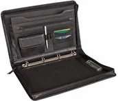 Teczki i skoroszyty - Aktówka A4 Biznes z rączką czarna 38 x 26 x 4 cm(AK04N) - miniaturka - grafika 1