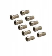 Akcesoria TV-SAT - Wtyk antenowy F 7mm 10szt satelita, Dvb-t - miniaturka - grafika 1