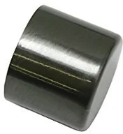 Karnisze - Gardinia 33174 zaślepka do karniszy do drugiego dysku, seria Chicago, średnica 20 MM, Tytan 33174 - miniaturka - grafika 1