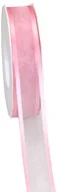 Pasmanteria - Pattberg Prezent 25 MM 25 m Marseille  z organzy z satynowymi krawędziami, jasnoróżowy 4832525-604 - miniaturka - grafika 1