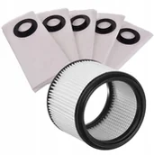 Filtry do odkurzaczy - Makita Filtr Worki 5szt 440 448 na mokro Zmywalny - miniaturka - grafika 1