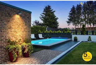 Spotline SLV ESKINA FRAME WL zewnętrzna oprawa ścienna LED podwójna kolor antracytowy przełącznik CCT 3000/4000 K 1004748 - Lampy ogrodowe - miniaturka - grafika 4