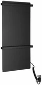 Grzejniki łazienkowe - Sapho ELMIS Elektryczna suszarka na ręczniki 400x800mm 120W aluminium antracyt EB430 - miniaturka - grafika 1