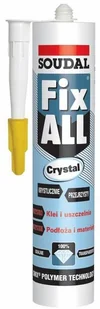 Soudal Uszczelniacz hybrydowy Fix All Classic bezbarwny 290 ml SIL-FI-CR-290 SIL-FI-CR-291 - Kleje i inne preparaty budowlane - miniaturka - grafika 2